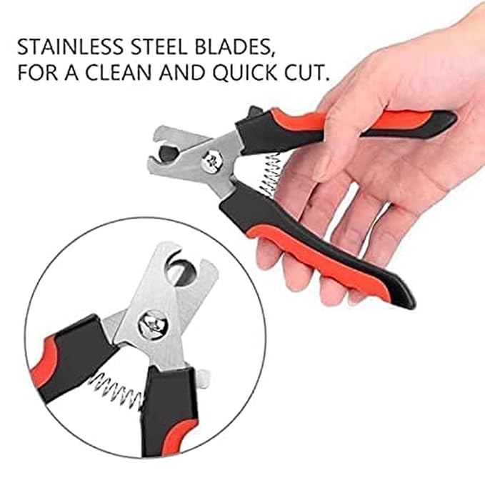 Pups&Pets Combo Of 2 Grooming Brush and Nail Cutter